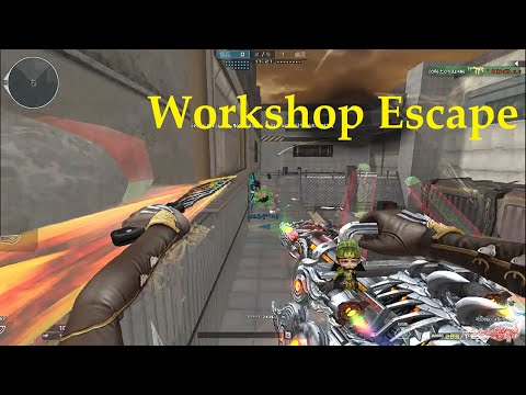 Crossfire QQ ( Đột Kích CHINA  ) 2.0 : Gatling Gun VIP - WorkShop Escape - Hero Mode X - Zombie V4