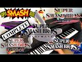 ALL FINAL DESTINATION N64 Melee Brawl Wii U Ultimate THEMES Super Smash Bros Piano
