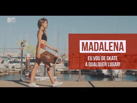 Madalena Fernandes - MTV It Girls - Longboard Dancing - Skate Longboard Classes