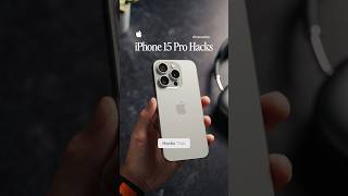 3 iPhone 15 Pro HACKS that make your life EASIER 📲 #shorts