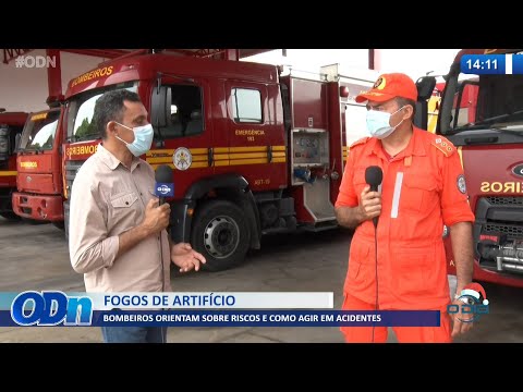 Bombeiros orientam sobre riscos e como agir em acidentes com fogos de artifícios 27 12 2021