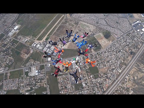 16 Way Over Skydive Elsinore!