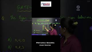 Short Trick - Eigen Value I Linear Algebra Engineering Maths for GATE ESE by Priyanka Sharma Ma'am