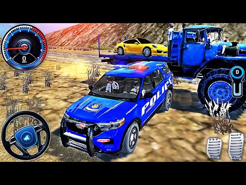 US Real Cop Cars Driving Multi-Storey - Police Car Chase Simulator 3D - Android GamePlay