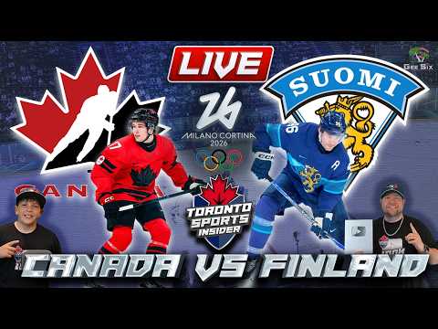 Canada vs Finland Men's Semifinal Hockey LIVE 🔴 | 2026 Olympics LIVE Stream Reaction & Play By Play