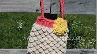 How To Crochet a Bag | Crochet Over the shoulder Bag #crochetbag #crochet #bag