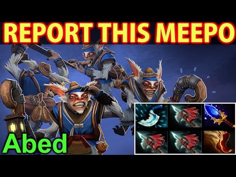 Abed Meepo - Dota 2: Report This Meepo @19 Kills [Hurricane Pike]
