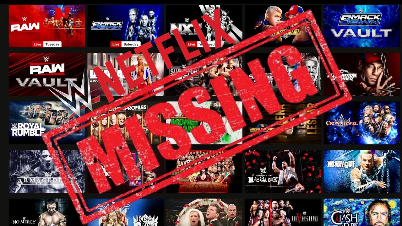 WWE on Netflix | Where is the missing content?