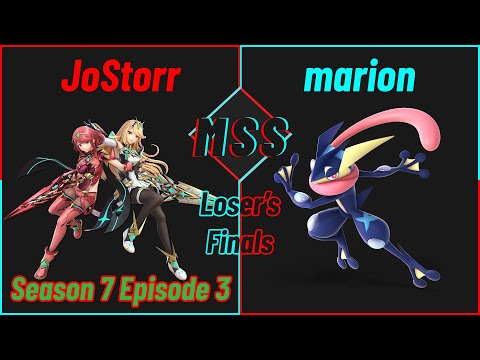 JoStorr (Aegis) vs marion (Greninja) - Loser's Finals - MSS Season 7 Ep 3
