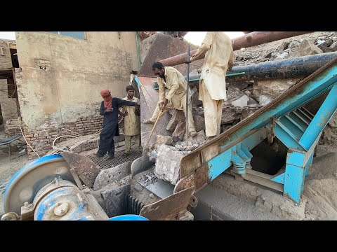 "Stone Crusher Machine: A Giant at Work"The Power of Stone: Machine Working in Action"#stonecrusher