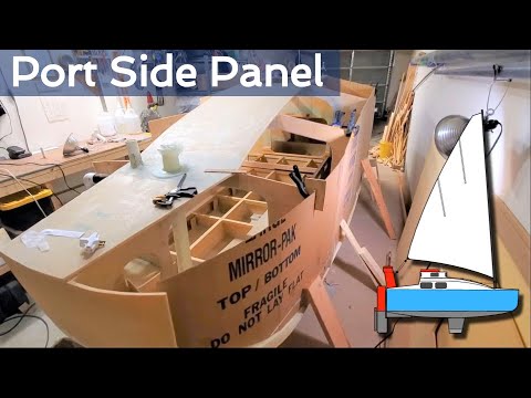 OCSS-052 Port Side Panel and Frame C1 - Mini-Cruiser Sailboat Build
