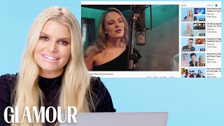 Jessica Simpson Watches Fan Covers On YouTube | Glamour