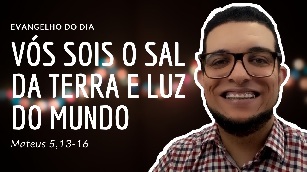 VÓS SOIS O SAL DA TERRA E A LUZ DO MUNDO: O que isso significa? Mt 5,13-16. JOÃO CLAUDIO RUFINO