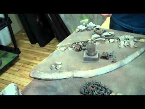 Lizardmen vs Dwarfs FULL Warhammer Fantasy Battle Report- Blue Table Painting