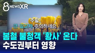 [날씨/XR] 봄철 불청객 '황사' 온다..수도권부터 영향 / SBS 8뉴스