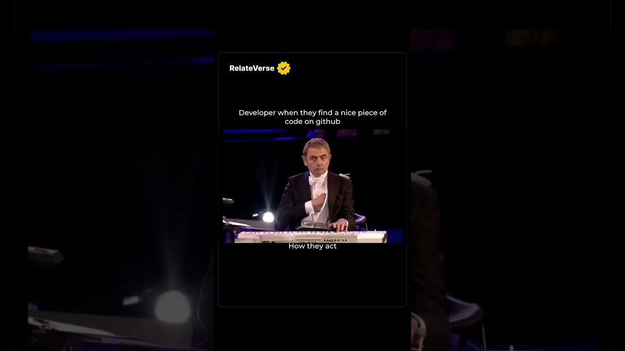 Developer when they find a nice piece ofcode on github