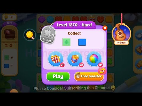 Matchington Mansion Level 1270(Hard Level), Level 1271 & Level 1272 - iOS/ Android