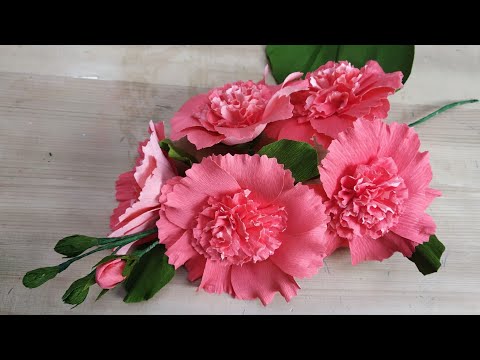 Paper Hollyhock flower double