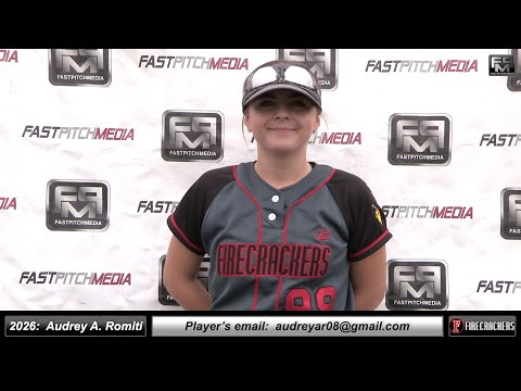 2026 Audrey A  Romiti Lefty - Outfielder, Pitcher, 2B Softball Skills Video - Firecrackers