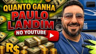 QUANTO GANHA O CANAL DO PAULO LANDIM ? | GANHOS REAIS 2026