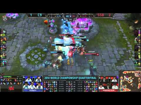 C9 vs SSB - Do or Die Epic Ending - LoL S4 Worlds