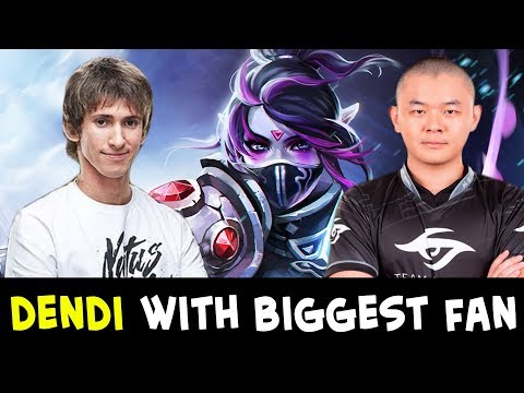 Dendi with his biggest fan MidOne — carried by Bloodseeker
