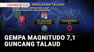 Download lagu Gempa Magnitudo 7,1 Guncang Talaud | Liputan 6 mp3