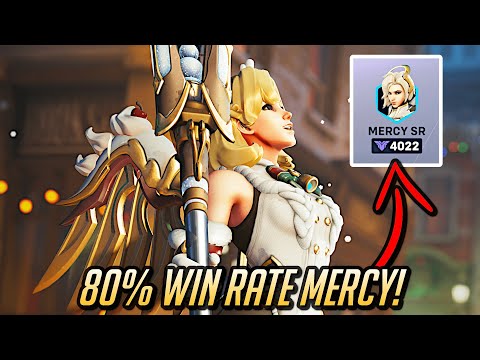 80% Win Rate Mercy To Grandmaster SR 💛 - Overwatch 2