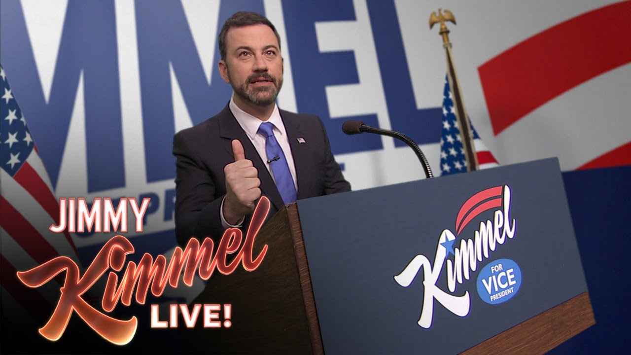 Jimmy Kimmelâ€™s First Vice Presidential Campaign Ad - YouTube