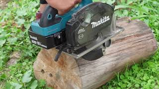 เครื่องตัดเหล็ก เลื่อยวงเดือนไร้สาย ขนาด 5 นิ้ว MAKITA DCS553 ตัดง่าย ตัดนิ่ม