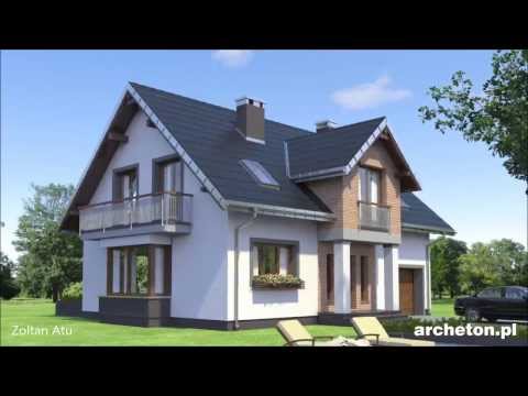 Projekt domu Zoltan Atu - archeton.pl