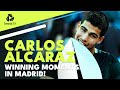 Carlos Alcaraz Championship Point, Trophy Lift & Speech | Madrid 2022 Final