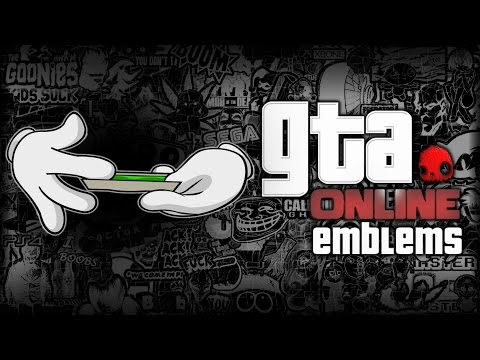 GTA V - Mickey Gloves - Custom Crew Emblem Tutorial (...