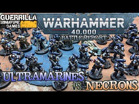 Warhammer 40k 9th Ed Battle Report - Ultramarines vs. Necrons