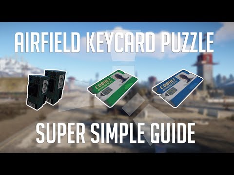 Airfield Keycard Puzzle in 85 Seconds | Rust Monument Puzzles