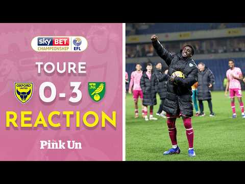 Mohamed Toure Reaction | Oxford United 0-3 Norwich City | The Pink Un