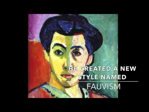 Henri matisse brief biography and paintings / great for kids and esl