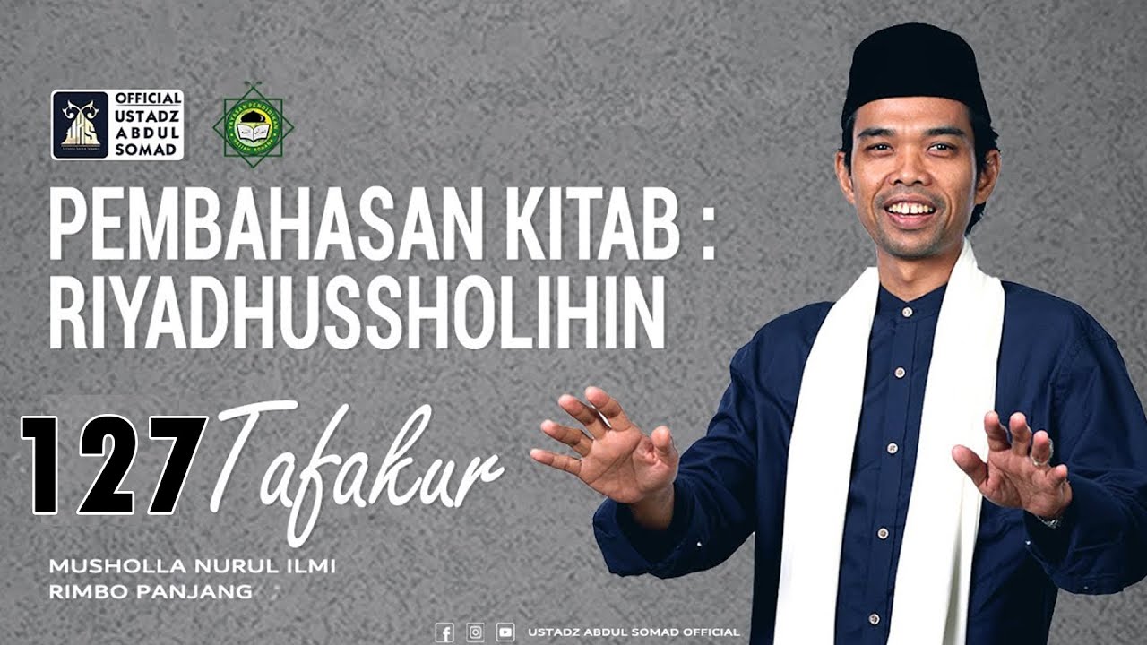 LIVE | NGAJI KITAB RIYADHUSSHOLIHIN 127 | Masjid Jami' Baiturrahman | Ustadz Alnof Dinar, Lc.,MA