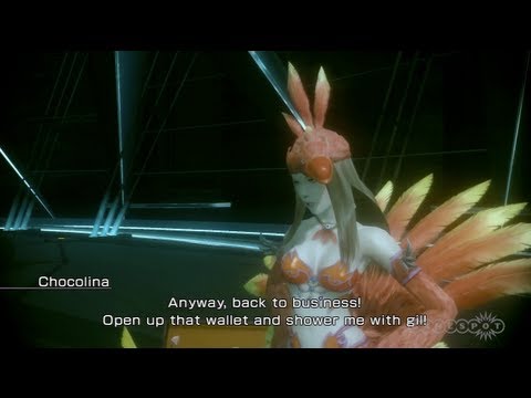 Greater Behemoth Battle - Final Fantasy XIII-2 Gameplay (PS3)