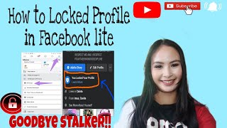 Paano maglock ng Profile sa Facebook lite/step by step