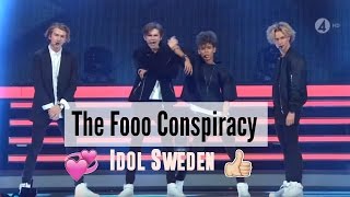 The Fooo Conspiracy Idol Sweden (Sverige) 2015 Perform Jimi hendrix LIVE