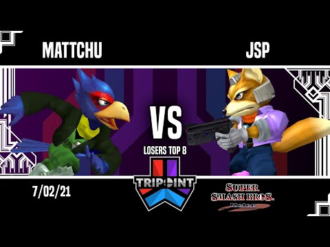 Tripoint Smash 103 - Losers Top 8 - MattChu(Falco) Vs. JSP(Fox)
