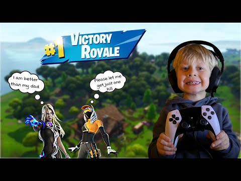 6 Year Old Frede Playing Ranked Reload With Dad!