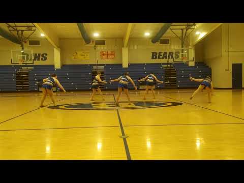 Brownsboro High School Twirling line 2021 UIL State Solo & Ensemble routine