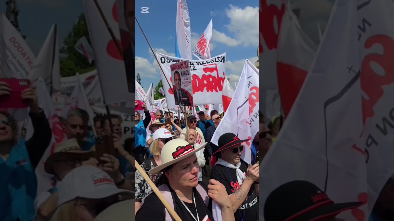 Wielka manifestacja „Solidarności” w Warszawie