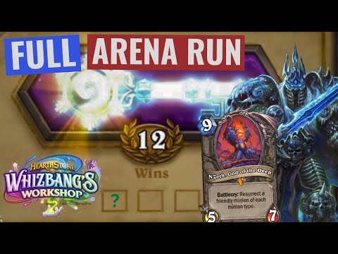 NEW Miniset First Run 12 Win HUGE VALUE Death Knight - Hearthstone Whizbang Wild Arena