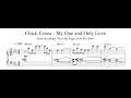 Chick Corea - My One and Only Love - Piano Transcription (Sheet Music in Description)