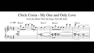 Chick Corea - My One and Only Love - Piano Transcription (Sheet Music in Description)
