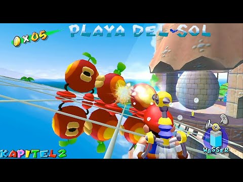 Super Mario Sunshine (3D All-Stars) Playa del Sol -Spiegelspiele