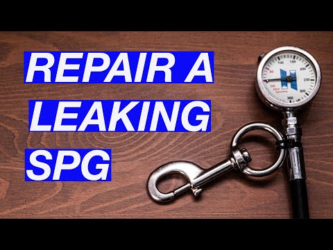 HOW TO REPAIR A LEAKING SPG | Beginners Guide to fixing a leaking Contents Gauge | SCUBA DIVING